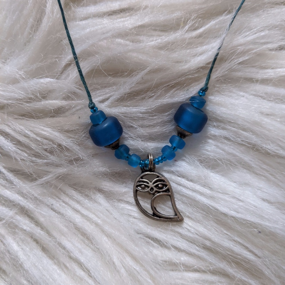 Vintage bird necklace